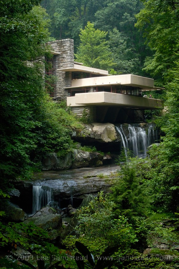 The house that IS a waterfall
